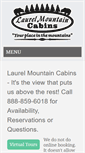 Mobile Screenshot of laurel-mountain-cabins.com